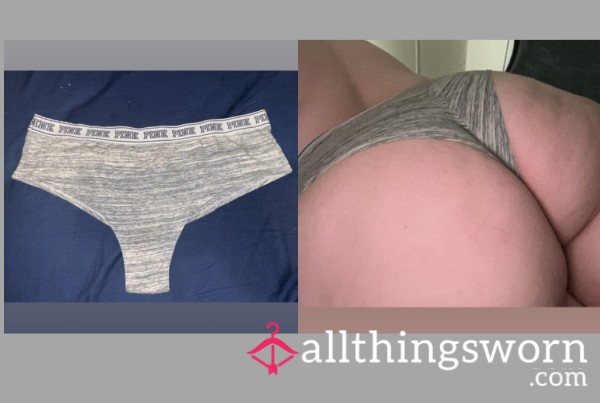 VS Grey Cheeky Panties | 48 Wear