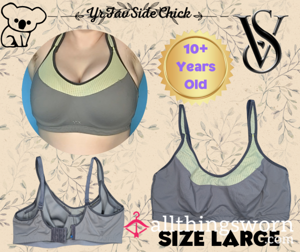 VS Grey/Green Sports Bra💗