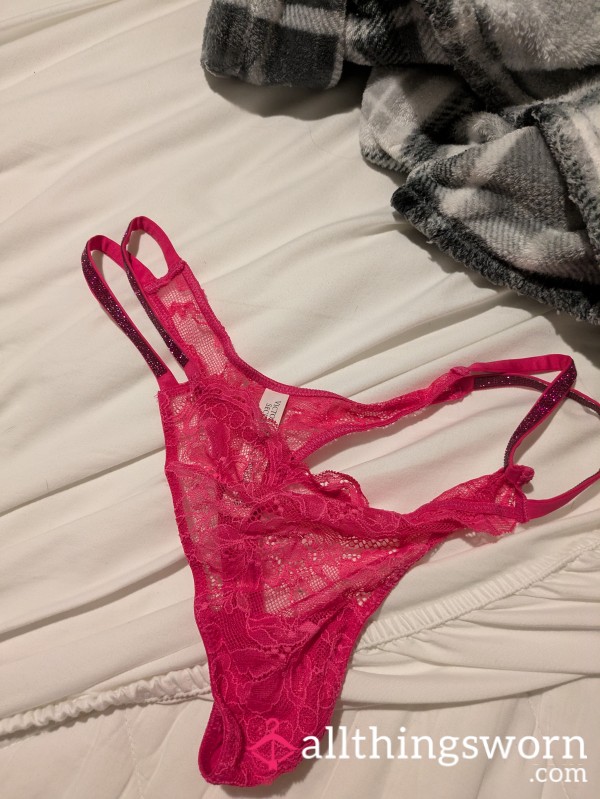 VS (L) Sparkly Pink Lace