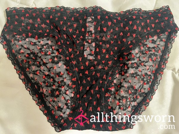 VS Lace Panties W/ ❤️