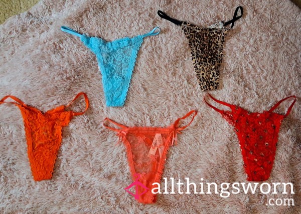 VS Lace Thongs