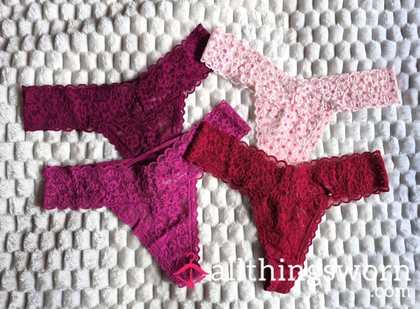 VS Lace Thongs