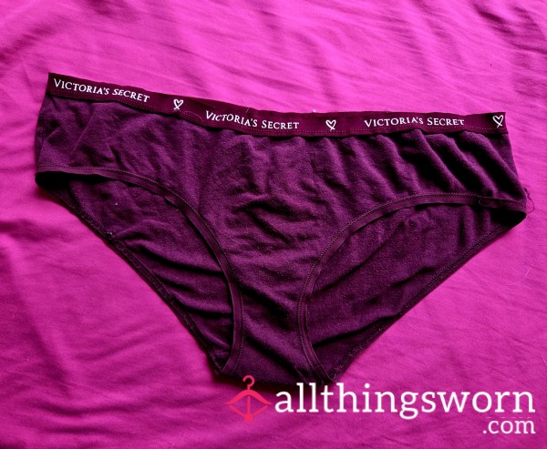 VS Maroon Cotton Panties
