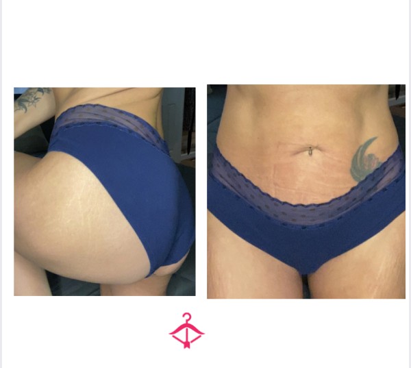 VS Navy Blue Hipster Cotton Panty