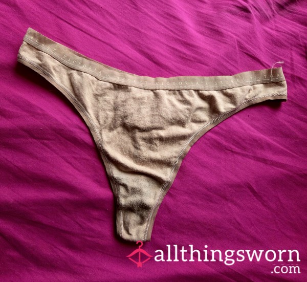VS Nude Cotton Thong