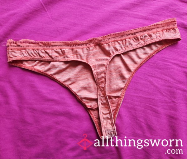 VS Orange Microfiber Thong