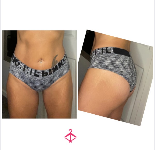 VS PINK Black & White Panties 🖤