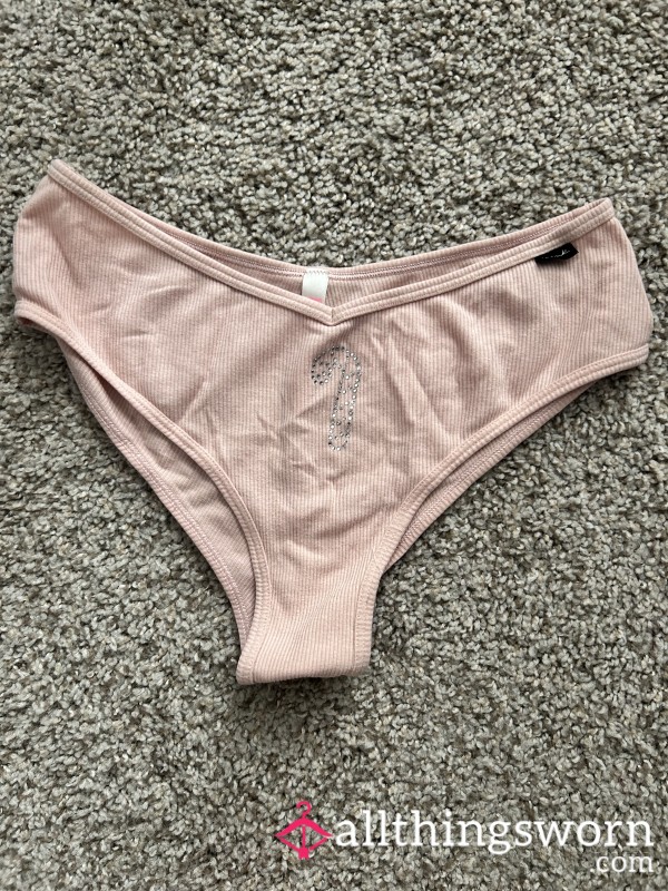 VS Pink Candy Cane Panty