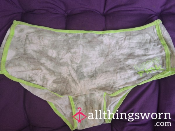Vs Pink Green Bootyshorts
