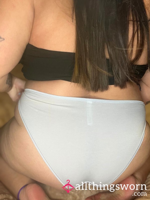 VS PINK Light Blue Strap Fullback Panties