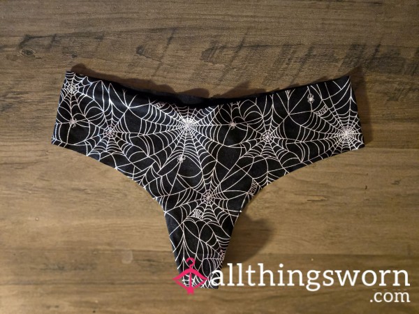 VS Pink Sp**ky Spiderweb Thong ❤︎₊ ⊹