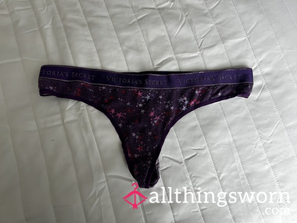 VS Purple Star Thong
