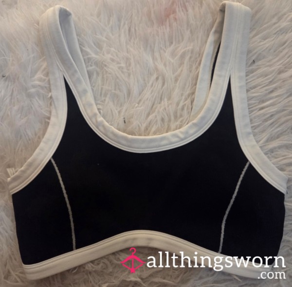 $30 VS Cotton Ribbed Sports Bra