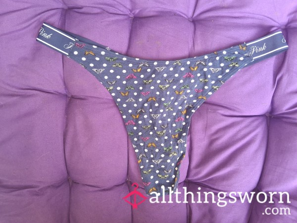 Vs Strap Thongs With Bu*terflies 🦋