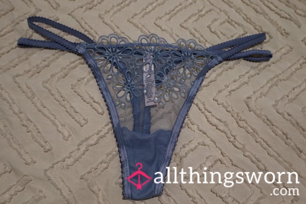 VS Thong In Blue Lace 🦋