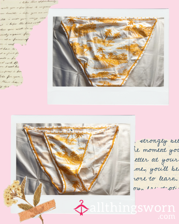 VS Tropical Orange Panty