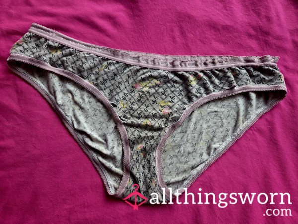 VS Well Worn Gray Cotton Panties