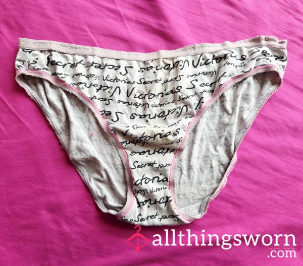 VS Well Worn White Cotton Panties