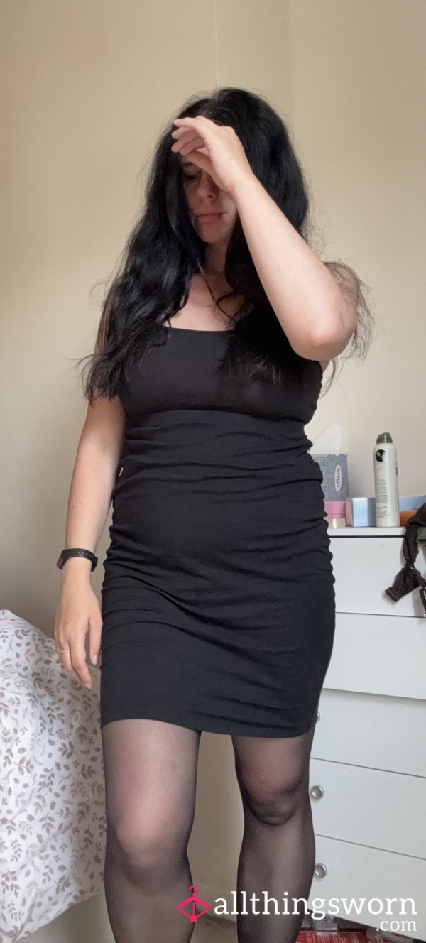 Waitress Worn Sweaty Uniform