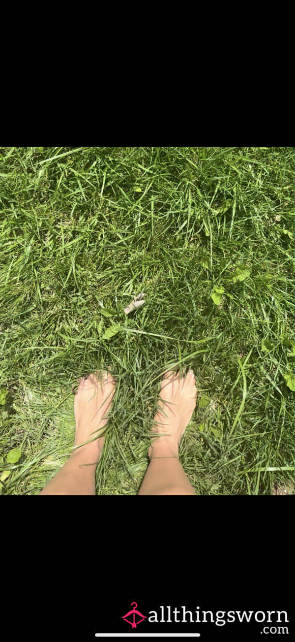 Walking Barefoot In Gra**
