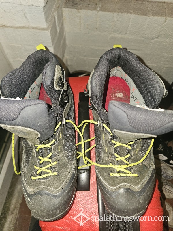 FILTHY SWEATY WALKING BOOTS