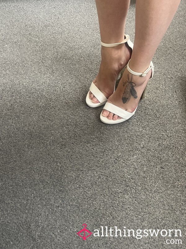 Walking In My White Heels