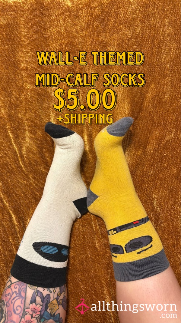 Wall-E (Disney) Themed Mid-calf Socks