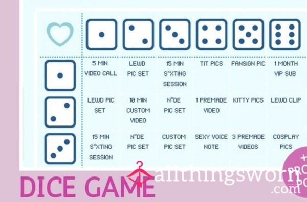 Wanna Roll With Me? Dice Game 🎲