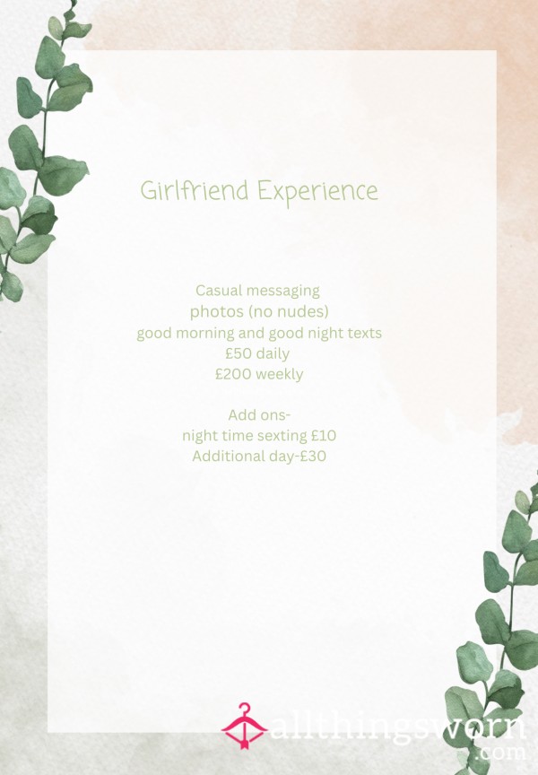 Want Me To Be Your Girlfriend?