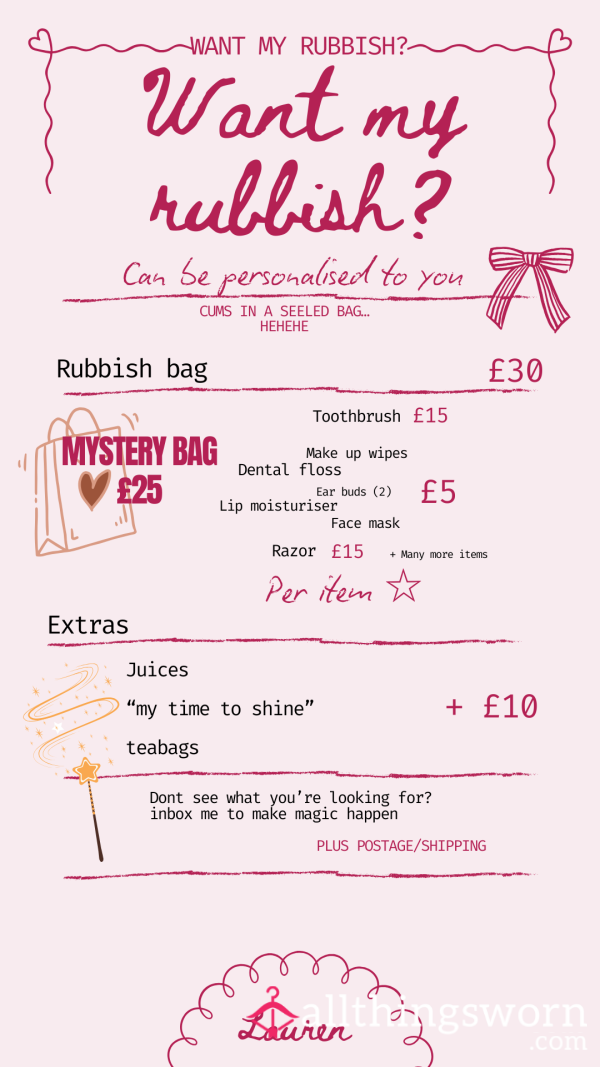 Want My Rubbish?