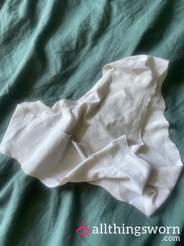 Want Something A Bit Extra In Your Panties 👀 Started My Monthly In My Cream Panties ☹️