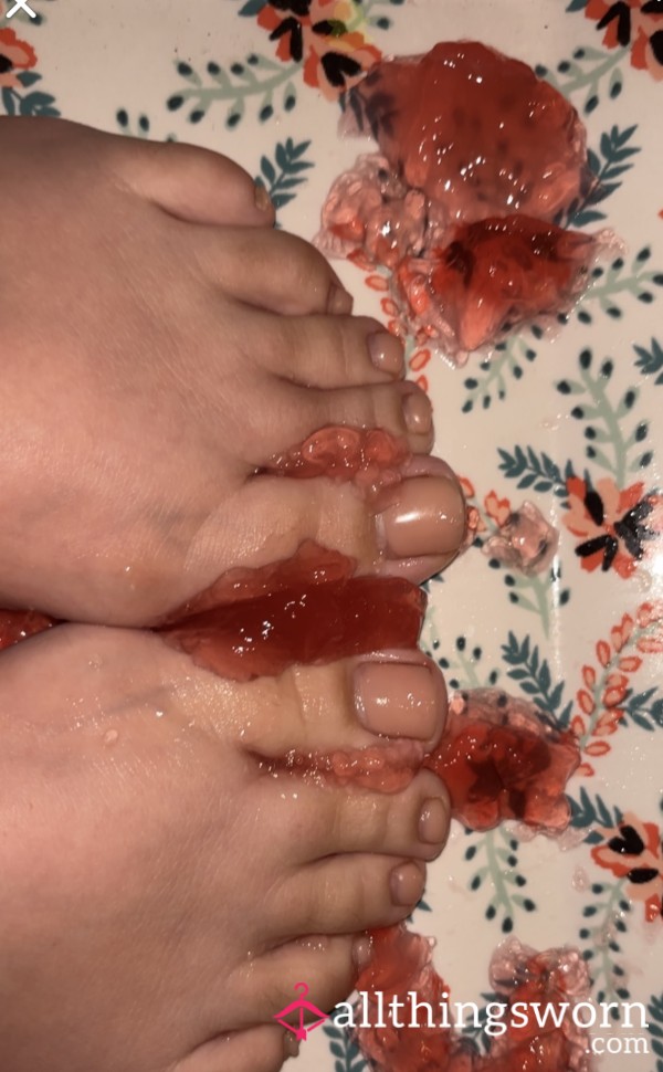 Want To Eat The Jelly That’s Been Between My Toes??? Well You Can 😉