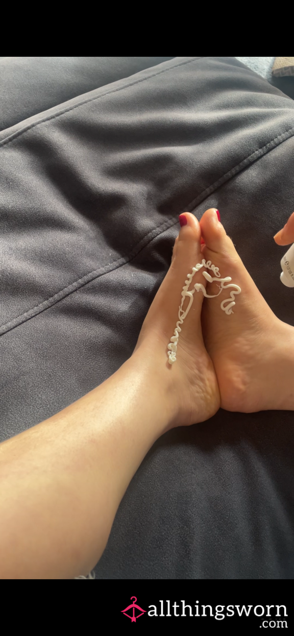 Want To See These S**y Feet Get Creamed 🤤