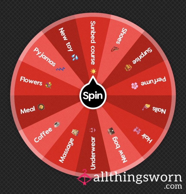 Want To Spoil Me But Don’t Know How???? Come Spin And Let The Wheel Decide Your Duty 💋💋💋