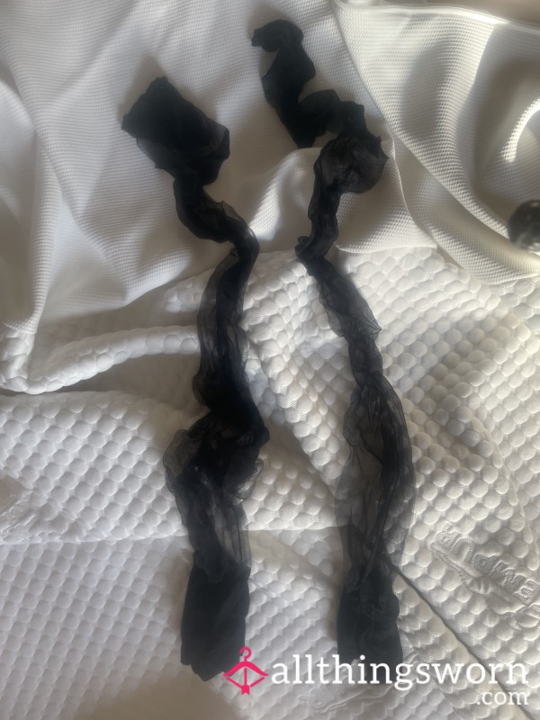 War Time Stockings Seamed WORN