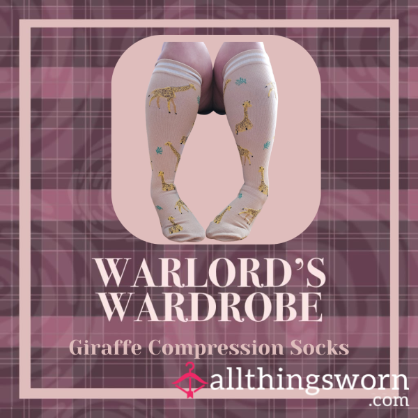 Warlord's Wardrobe : Giraffe Compression Socks