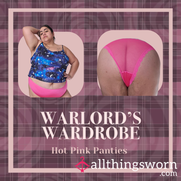 Warlord's Wardrobe  - Hot Pink Panties