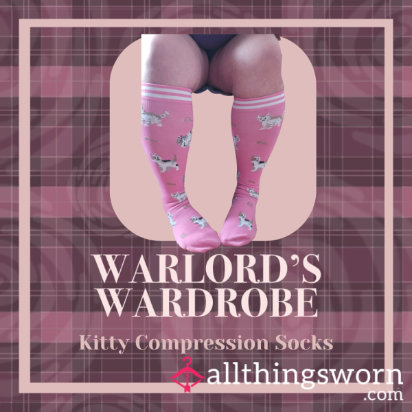 Warlord's Wardrobe : Kitty Compression Socks