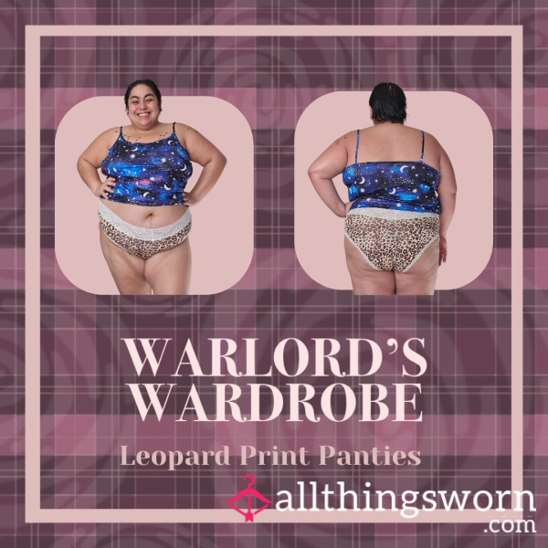 Warlord's Wardrobe - Leopard Print Panties