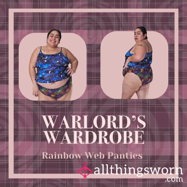 Warlord's Wardrobe - Rainbow Web Panties