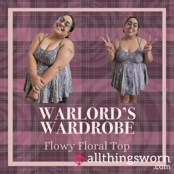 Warlord's Wardrobe: Flowy Flor*l Top