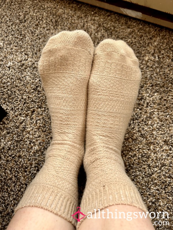 Warm Beige Socks 🧦 ☕️
