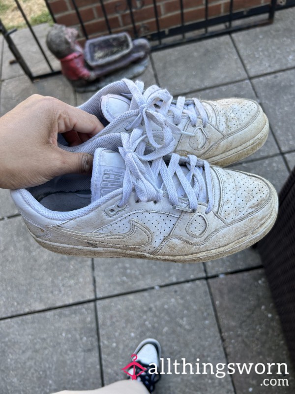 WAS White Nike Smelly Ruined Trainers