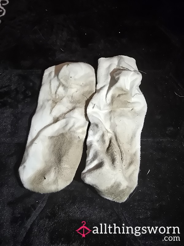 Was White Trainer Socks Worn