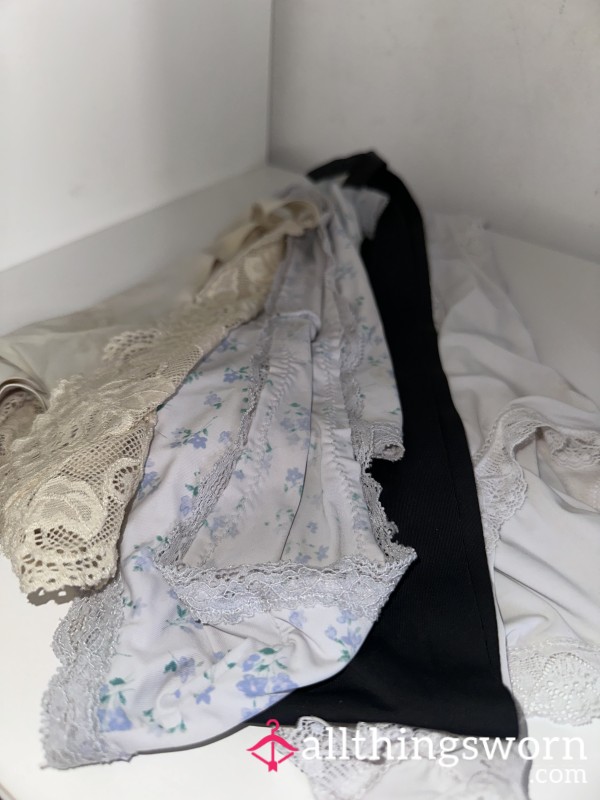 Washing Basket, Pre-Worn Panties🗑️