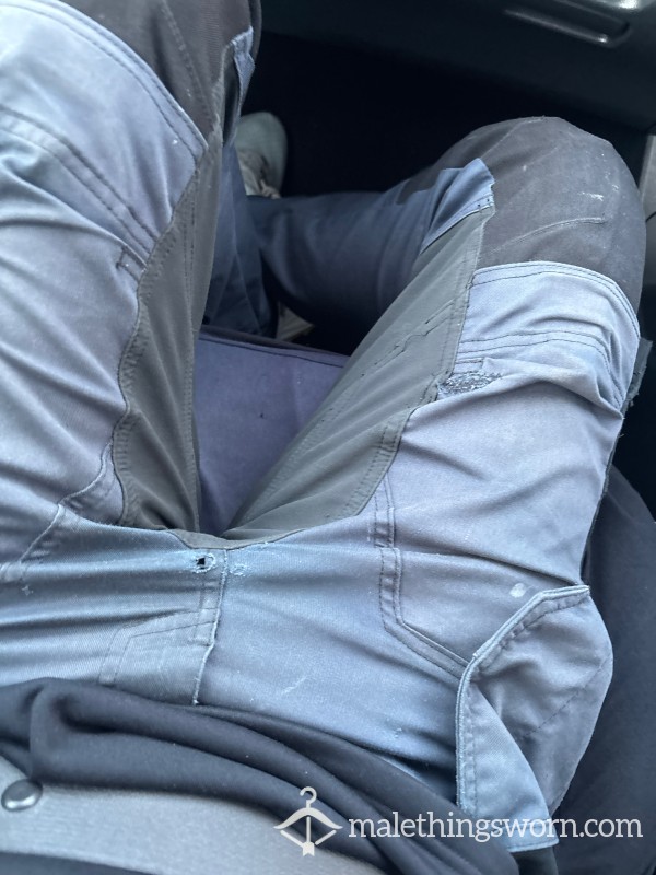 Watch Me C*m Wearing My SNICKERS Work Pants After A Long HARD Day On Site
