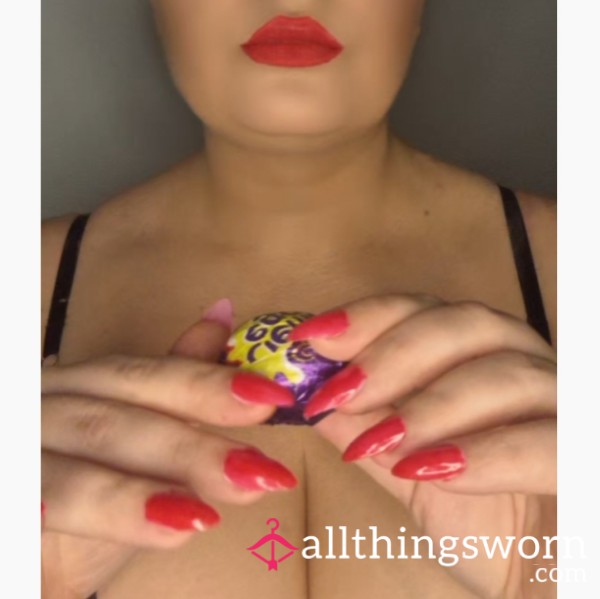 Watch Me Eat A Creme Egg