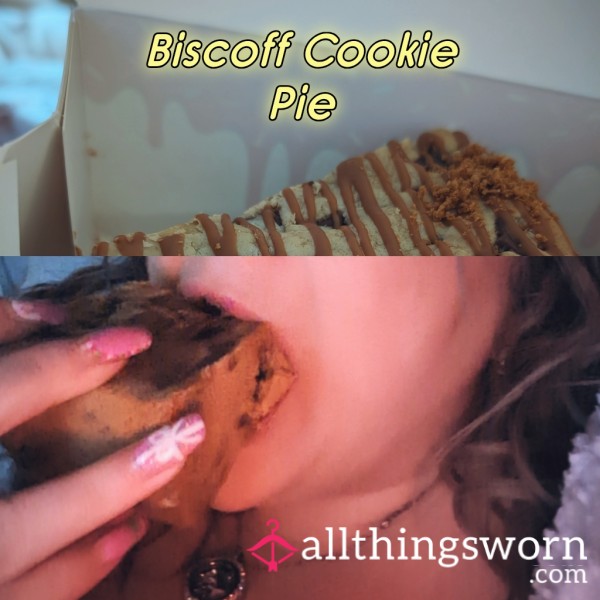 Watch Me Eat- Biscoff Cookie Pie