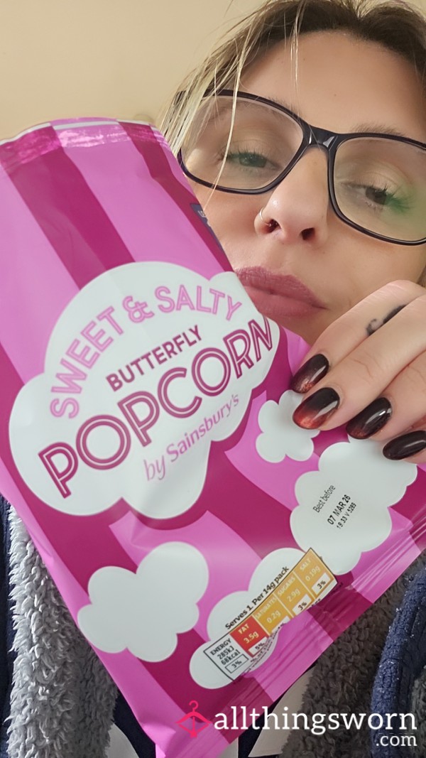 Watch Me Eat Popcorn - ASMR