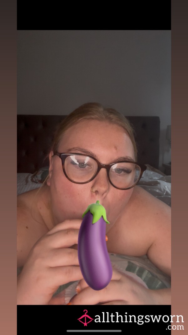 Watch Me Give A Sloppy Bl** Job To Di**o While Naked (instant Content Version)